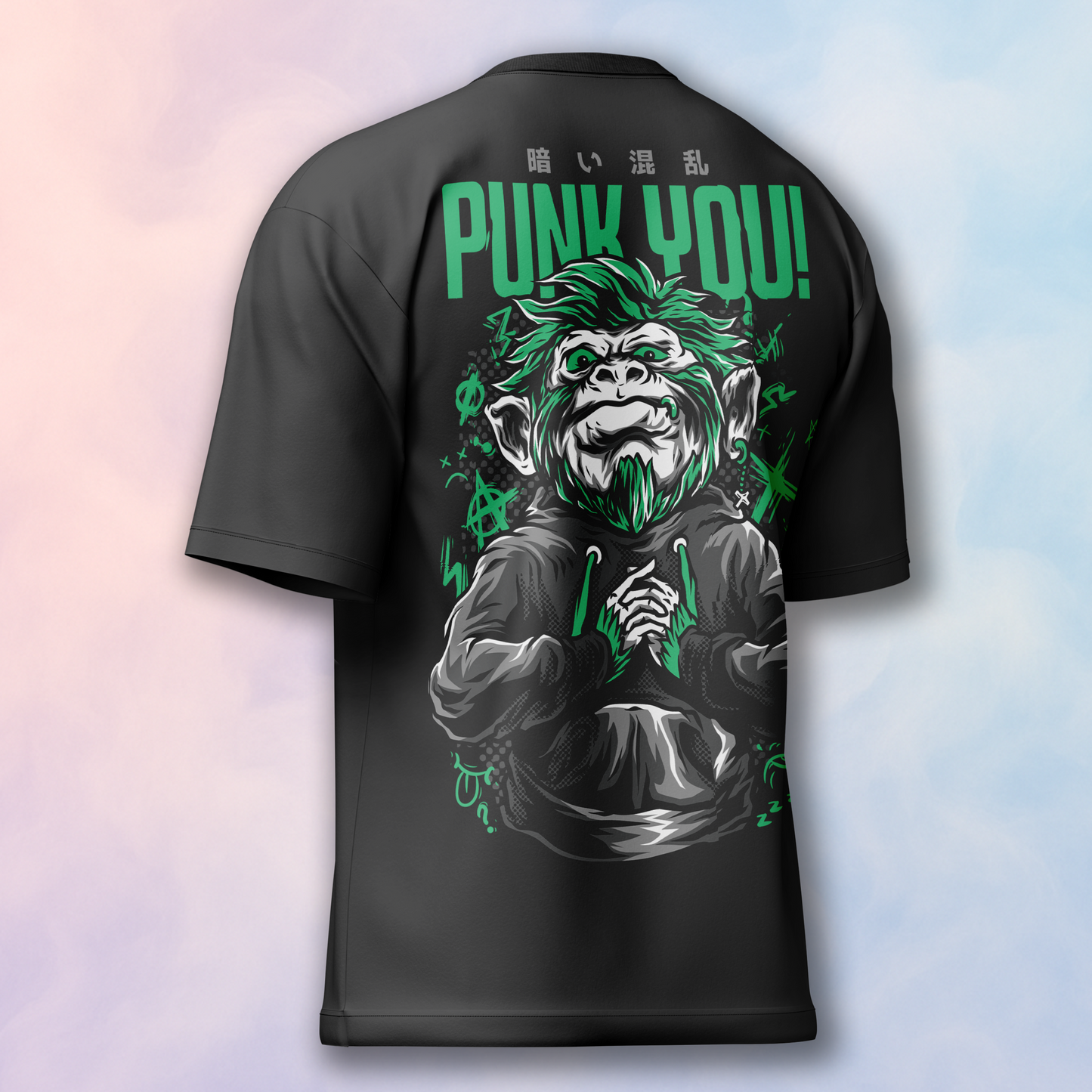 Alpha Primate – Punked Edition Oversized T-Shirt
