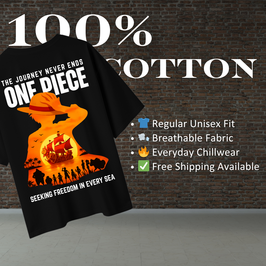 One Piece – Seeking Freedom (Sunset Edition) Regular T-Shirt